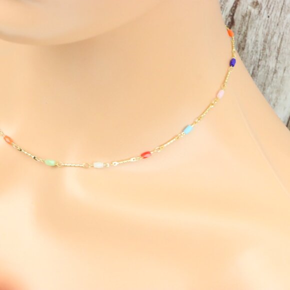 Minimalist Necklace Chain, Elegant Jewelry for Women & Girls | MLCRC1912 - Picture 10 of 10